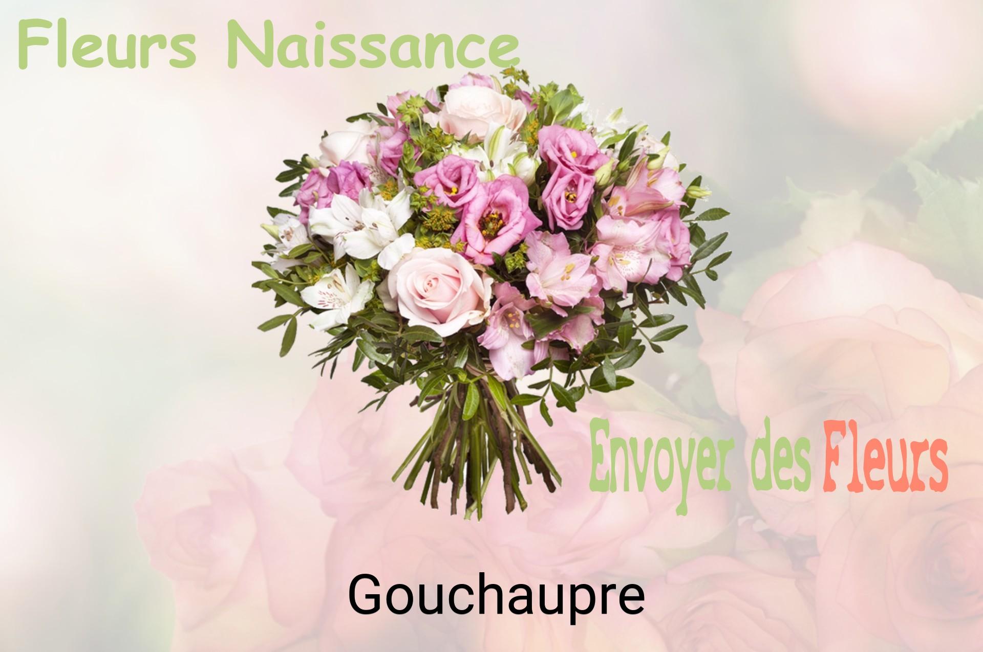 Bouquet de fleurs de naissance livré à Gouchaupre